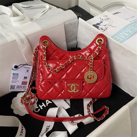 chanel as4323|CHANEL small hobo bag AS4323 Shoulder Bag Japan ookura.